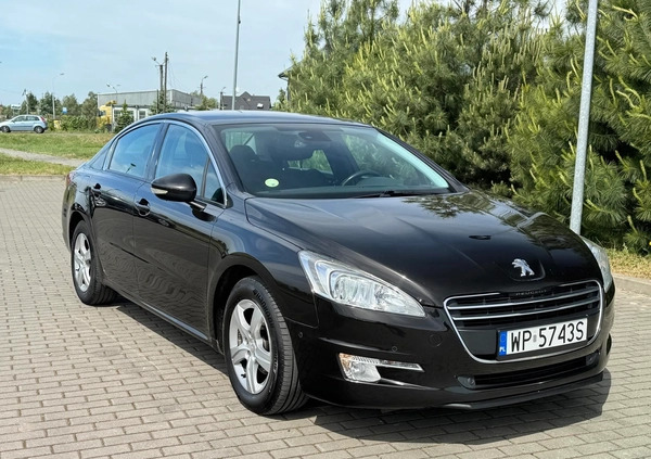 Peugeot 508 cena 29900 przebieg: 215250, rok produkcji 2013 z Płock małe 596